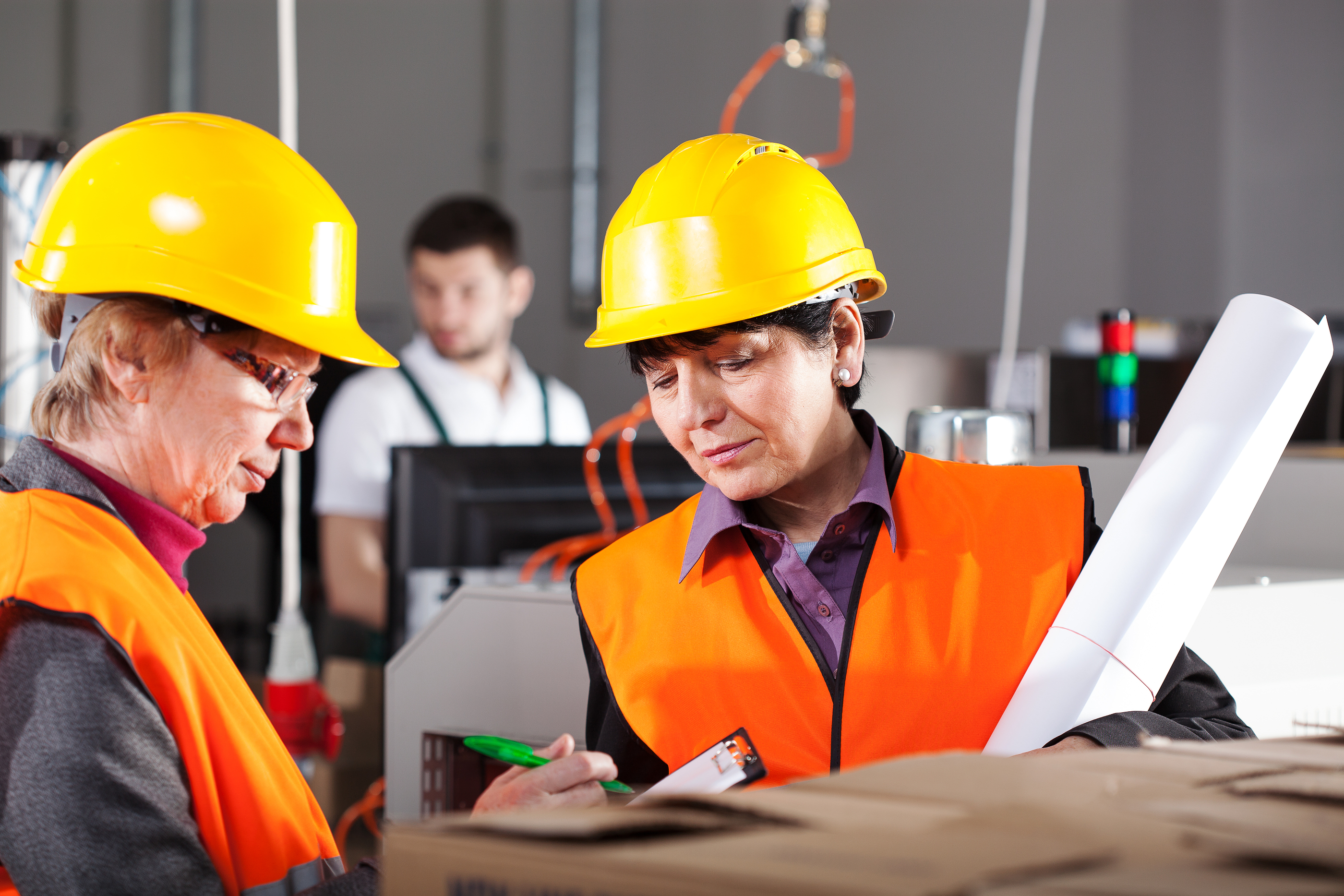 Workers In Factory